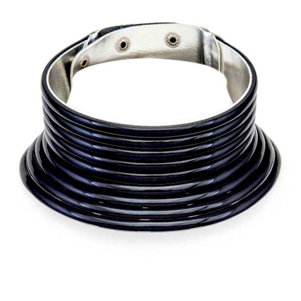 Metallic Choker Statement Necklace